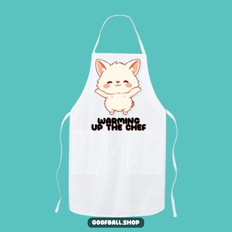 Funny Fluffy Chef Apron: Comical Stretch Kitchen Wear, Hilarious Cooking Gift