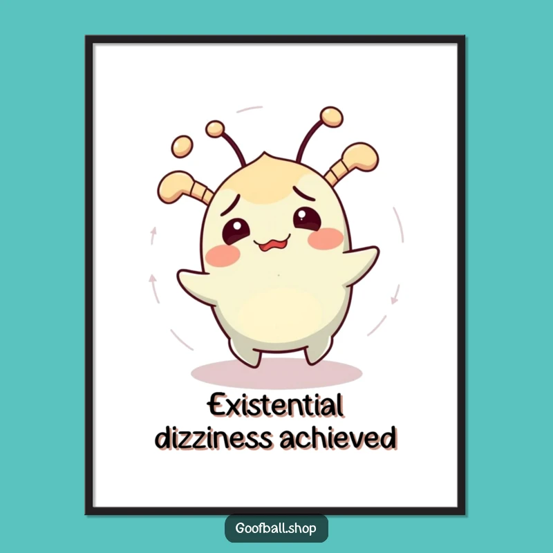 Funny Digital Art: Dizzy Creature Spins, Instant Hilarious Whimsy