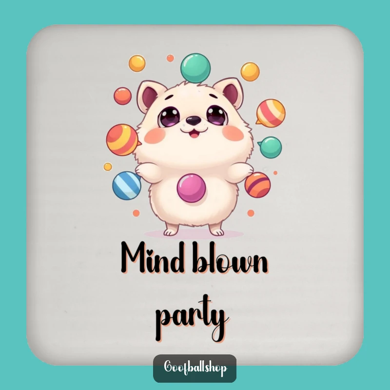 Funny Juggling Animal Coaster Set: Protect Surfaces with Amazement