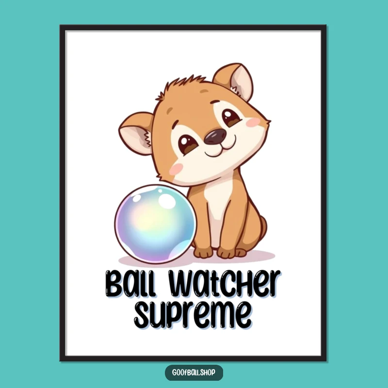 Funny Curious Animal Poster: Wall Art That Wonders, Perfect Gift!