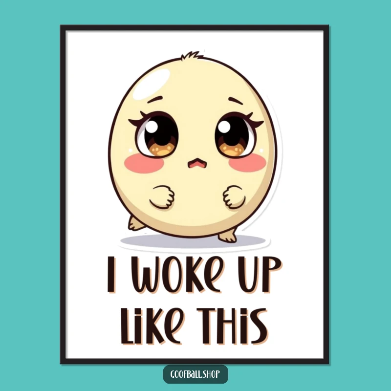 Free Printable Wall Art: Funny Tripping Creature, Comical Art Downloadable Decor