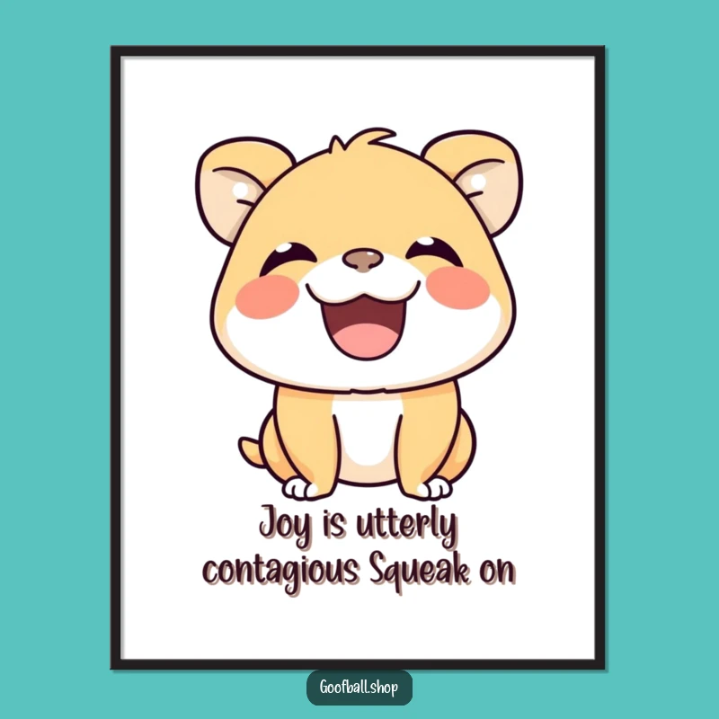 Funny Animal Wall Art Free Printable: Grinning Joy, Quirky Downloadable Decor