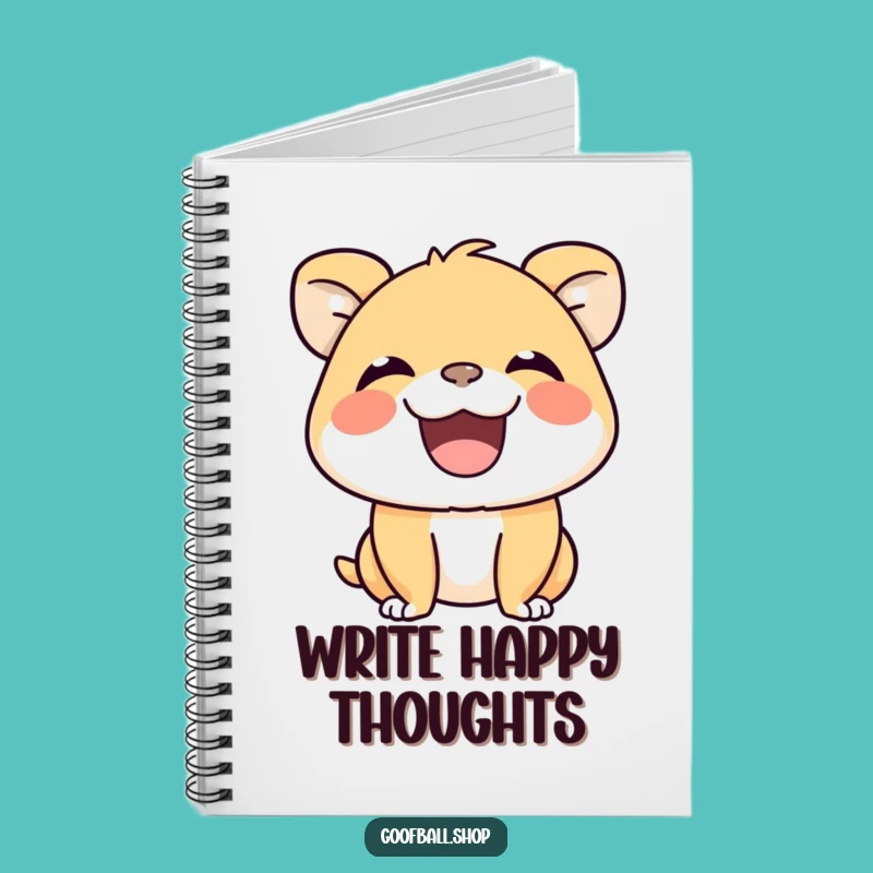 Funny Animal Grin Notebook: Write Happy Thoughts, Perfect Gift!