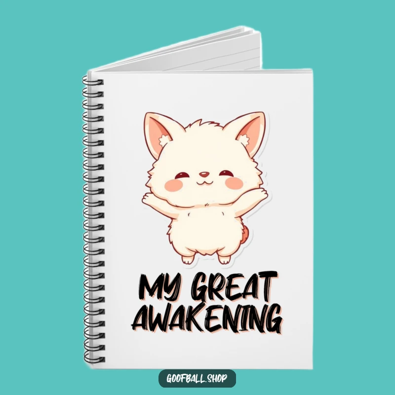 Funny Fluffy Friend Notebook: Comical Stretch Journal, Hilarious Gift for Writers