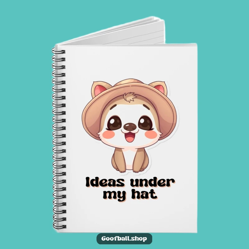 Funny Giggle Hat Notebook: Jot Down Expressive Ideas