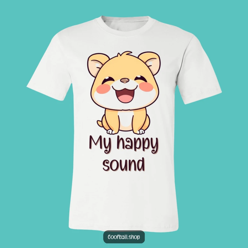 Funny Animal Grin T-Shirt: Wear Your Happiness, Perfect Comfy Gift!